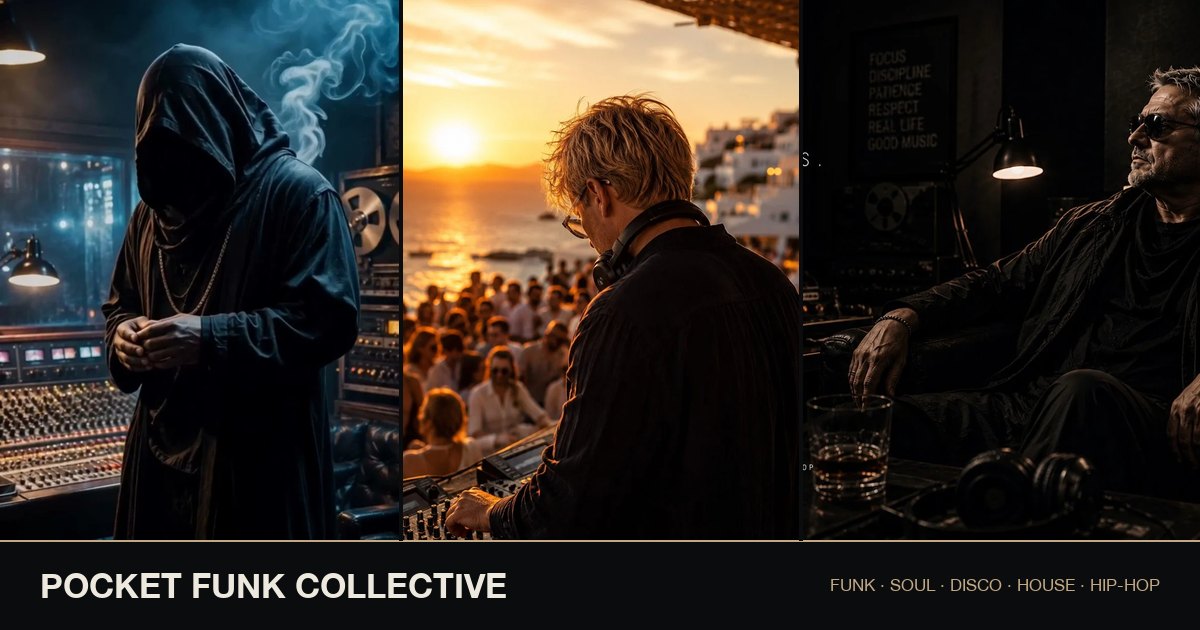 Pocket Funk Collective: The Soulcatcher, Theo Nostos, B.Awesome